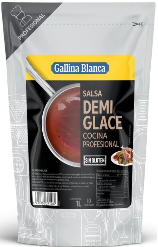 SALSA MADRE DEMIGLACE 1 L. GALL. BCA.